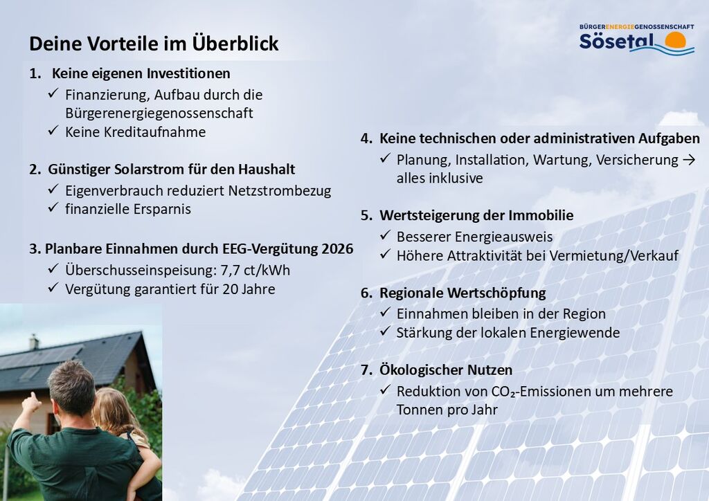 Flyer Mietanlage Vorteile